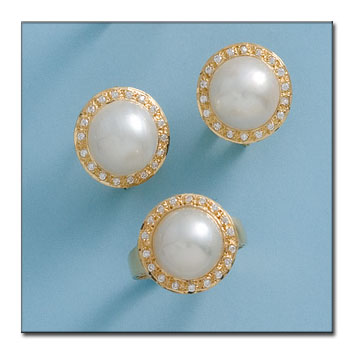 PENDIENTES ORO 18KL PERLAS JAPONESAS