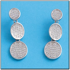 [AG1478] PENDIENTES CIRCULOS PLATA 925MM