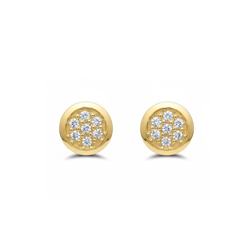PENDIENTES ORO 18KL REDONDOS 6MM