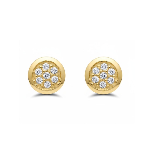 PENDIENTES ORO 18KL REDONDOS 7MM