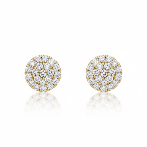 PENDIENTES ORO 18KL REDONDOS 9MM