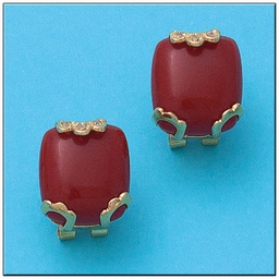 [P440] PENDIENTES EN ORO DE 18KL CIRCONITAS