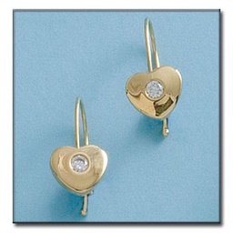 [P7048] PENDIENTES EN ORO DE 18KL CIRCONITAS 