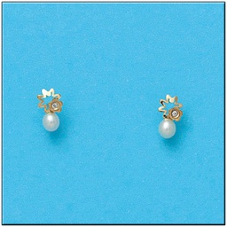 [P792] PENDIENTES EN ORO DE 18KL ESTRELLAS