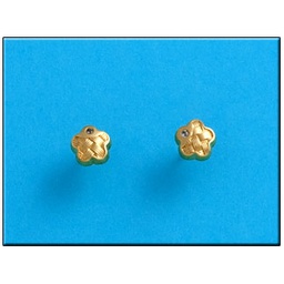 [P253] PENDIENTES EN ORO DE 18KL FLOR