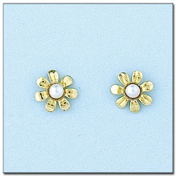 [P6008] PENDIENTES EN ORO DE 18KL FLOR
