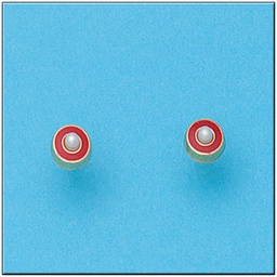 [P389] PENDIENTES EN ORO DE 18KL REDONDOS 