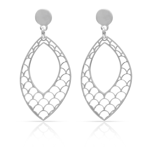 PENDIENTES PLATA 925MM CALADOS