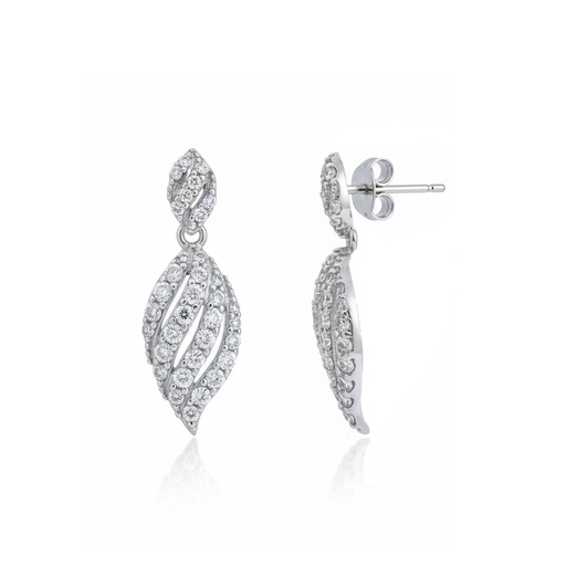 PENDIENTES PLATA 925MM CIRCONITAS