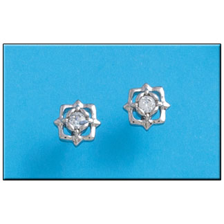 PENDIENTES PLATA 925MM CIRCONITAS