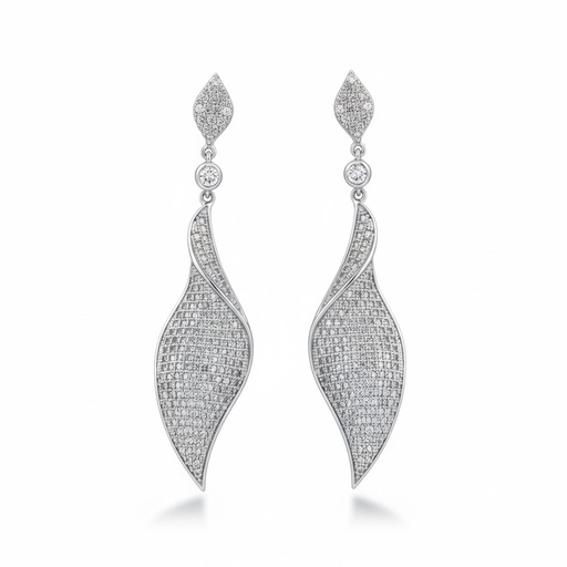 PENDIENTES PLATA 925MM CIRCONITAS