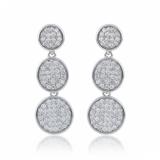 PENDIENTES PLATA 925MM CIRCULOS