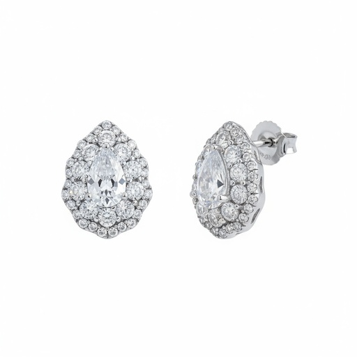 PENDIENTES PLATA 925MM LAGRIMA