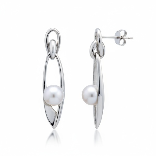 PENDIENTES PLATA 925MM PERLAS CULTIVADAS