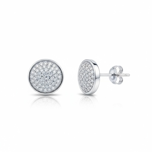 PENDIENTES PLATA 925MM REDONDO