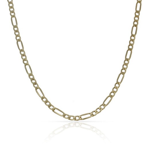 CADENA ORO 18KL 3x1 HUECA - 2.50MM