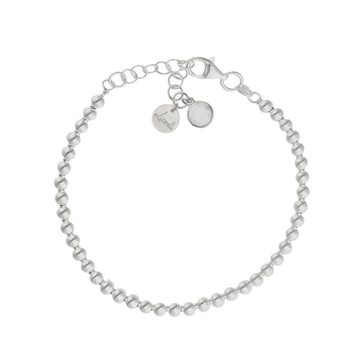 PULSERA MI HISTORIA PLATA 925MM BOLAS - CIRCONITA