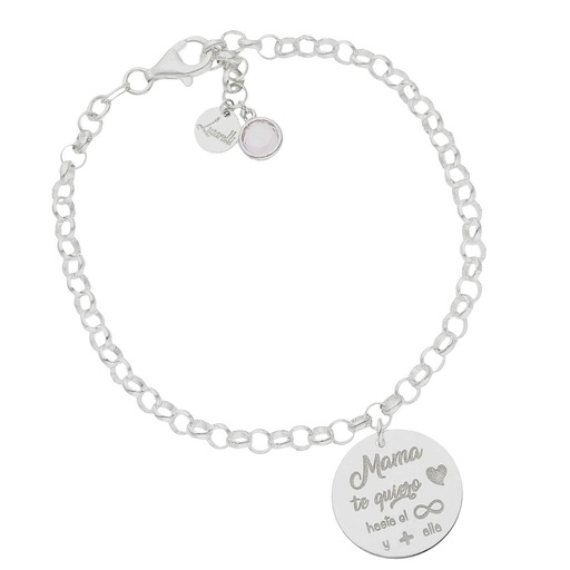 PULSERA MI HISTORIA PLATA 925MM INFINITO