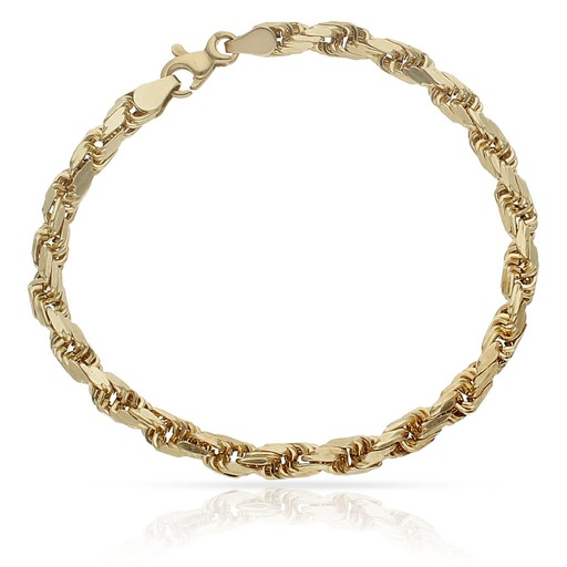 PULSERA ORO 18K SALOMONICA TALLADA - 4.50MM