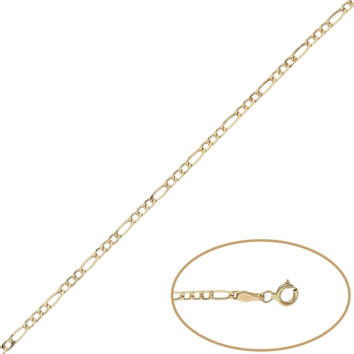 PULSERA ORO 18KL 3x1 - 2.50MM
