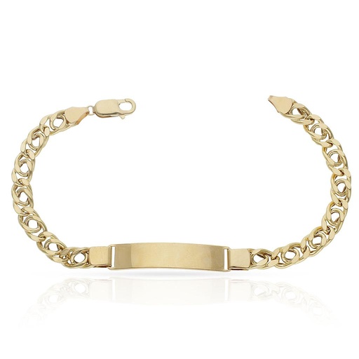 PULSERA ORO 18KL BARBADA DOBLE