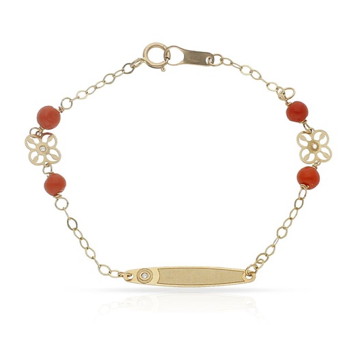 PULSERA ORO 18KL CIRCULO CIRCONITA