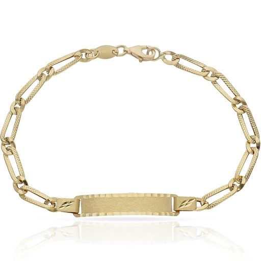 PULSERA ORO 18KL CON PLACA