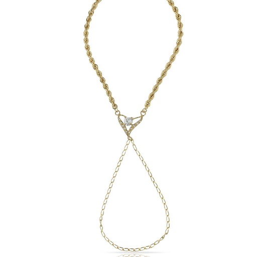 PULSERA ORO 18KL DEDO CORAZON
