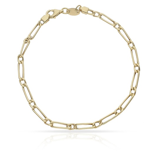 PULSERA ORO 18KL HUECA 1x1