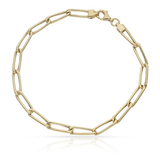 PULSERA ORO 18KL HUECA FIGARO - 4MM
