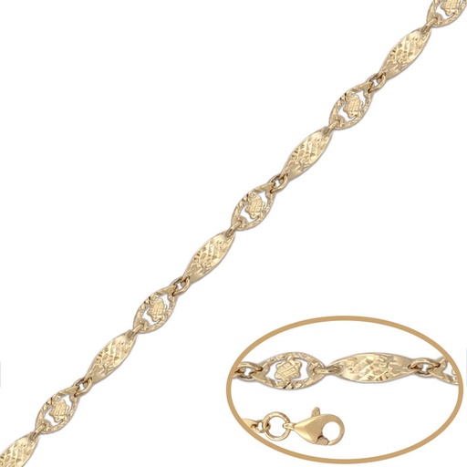 PULSERA ORO 18KL TALLADA