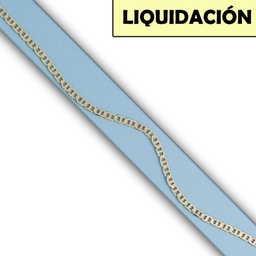 [CA262] CADENA ANCLA PLANA ORO18KL 4MM