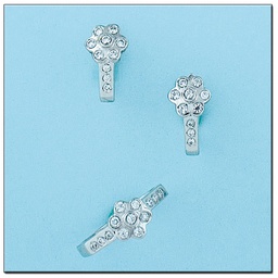 [LCR637BP] PENDIENTES ORO BLANCO 18KL DIAMANTES