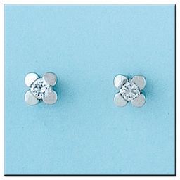 [LCR397B] PENDIENTES ORO BLANCO 18KL DIAMANTES