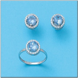 [LCR669BP] PENDIENTES ORO BLANCO 18KL DIAMANTES