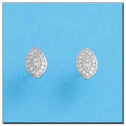 [LCR417B] PENDIENTES ORO BLANCO 18KL DIAMANTES