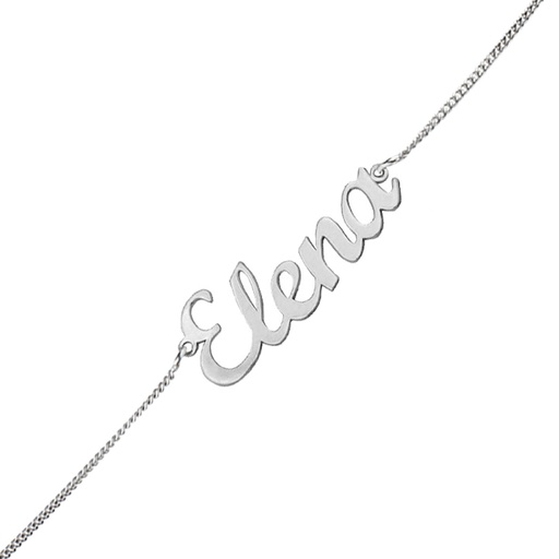 PULSERA PLATA 925M NOMBRE GRANDE