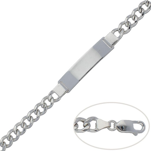 PULSERA PLATA 925MM BARBADA - 7MM