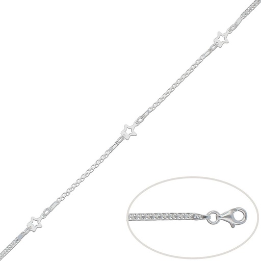 PULSERA PLATA 925MM ESTRELLAS