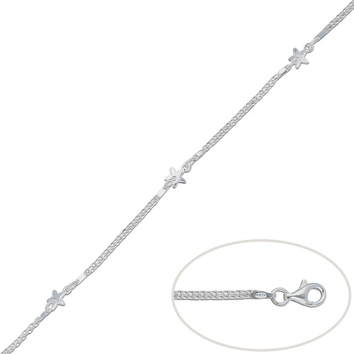 PULSERA PLATA 925MM ESTRELLAS