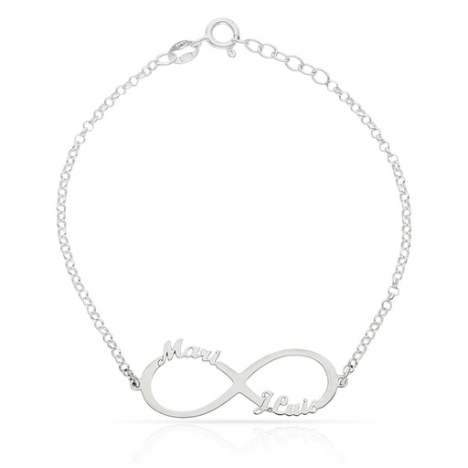 PULSERA PLATA 925MM INFINITO