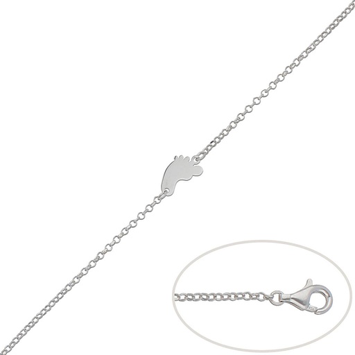 PULSERA PLATA 925MM PIE