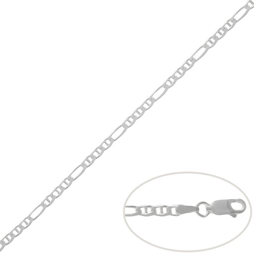 CADENA PLATA 925MM ANCLA - 3MM