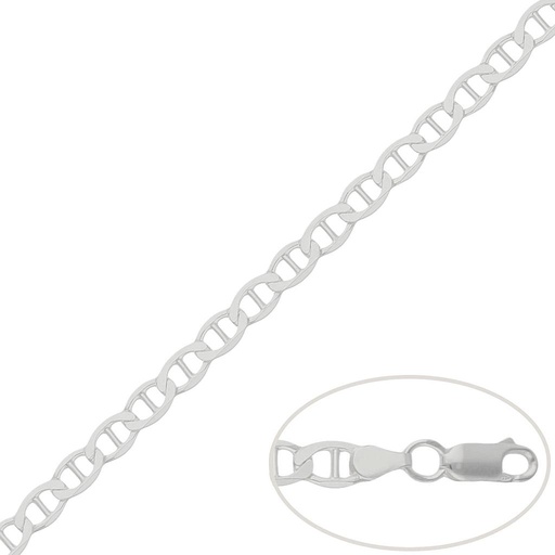 CADENA PLATA 925MM ANCLA - 5.50MM