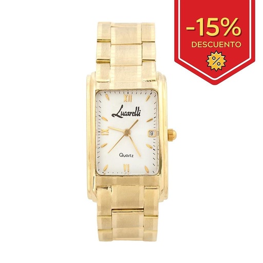RELOJ ORO 18KL CABALLERO LUCARELLI