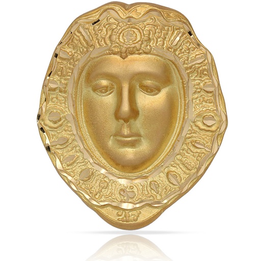 ROSTRILLO ORO 18KL V. DEL ROCIO- 32X39MM
