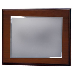 [PL461] PLACA HOMENAJE ALUMINIO 26X21 - 20X15