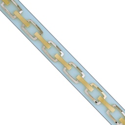 [PU371] PULSERA BICOLOR ORO 18KL