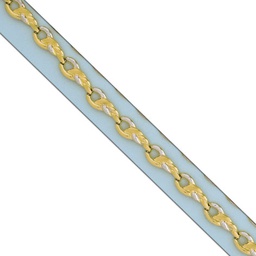 [PU374] PULSERA BICOLOR ORO 18KL