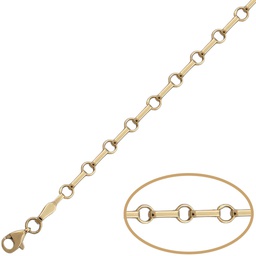 [PU1244] PULSERA CIRCULOS ORO 18KL